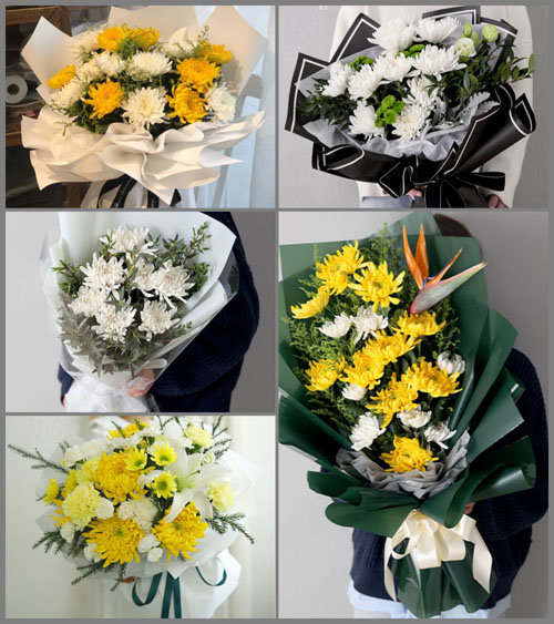 贵州铜仁市松桃县盘信镇茶园村白事花束代送